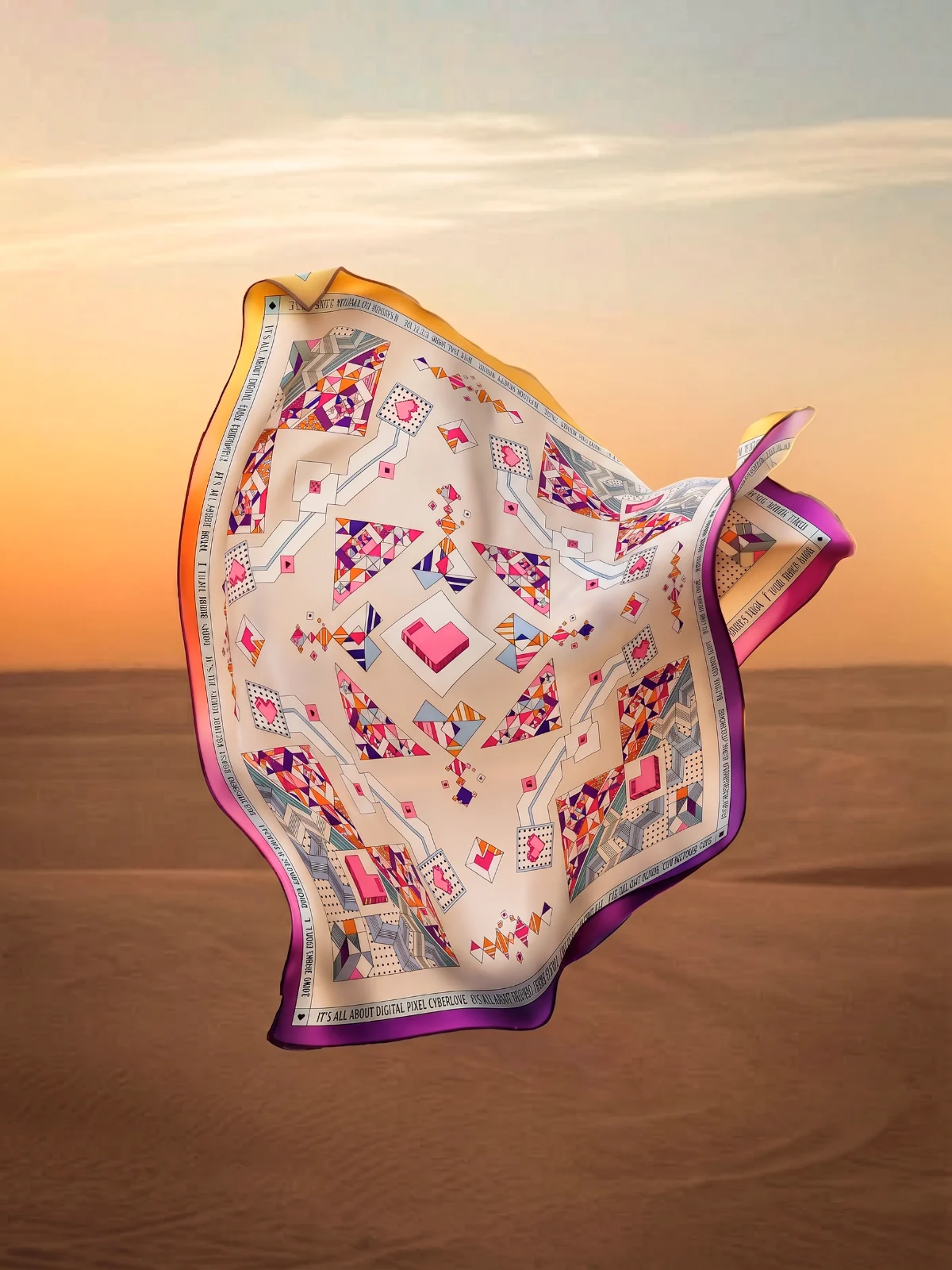 CORA silk scarf